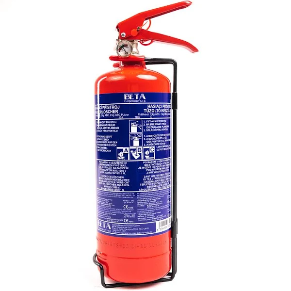 Práškový hasiaci prístroj P2 BETA L 2kg - hasenie.sk