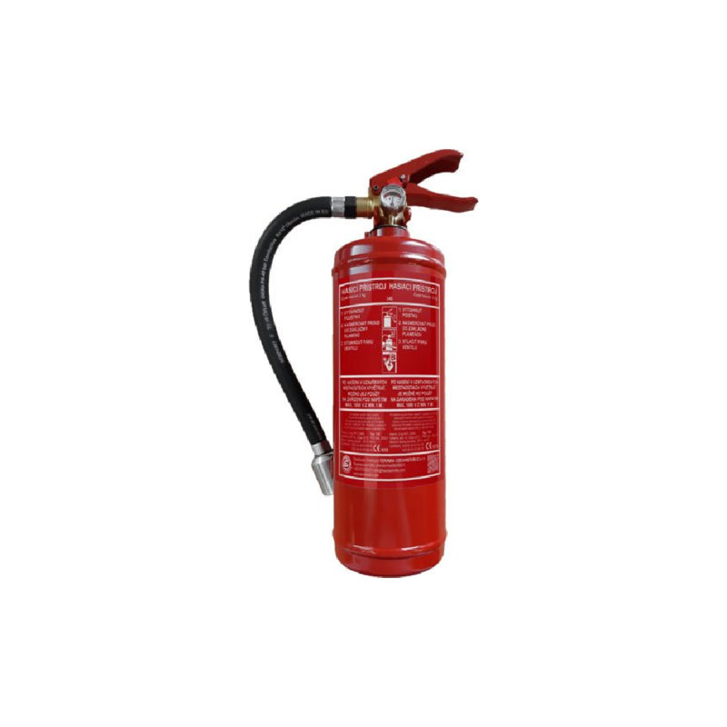 Plynový hasiaci prístroj T2F 2 kg s čistým hasivom - hasenie.sk